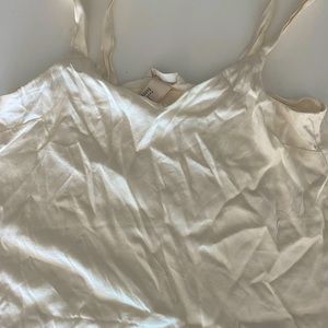 Silk glossy Cropped top